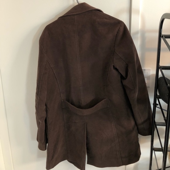 Zara Suede Men’s Trench Coat - Picture 2 of 2